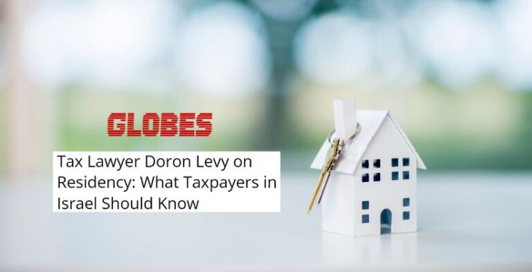 Tax Lawyer Doron Levy - Globes